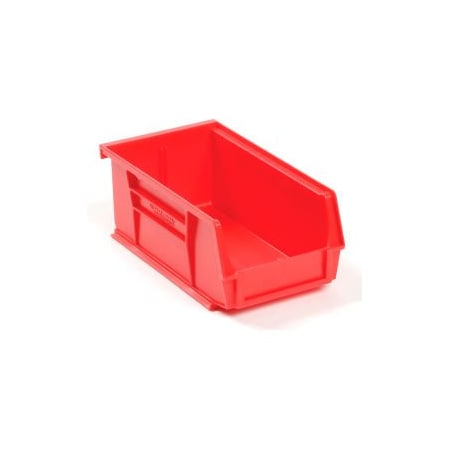 Quantum Storage Systems Hang & Stack Storage Bin, Plastic, Red, 24 PK QUS220RD**